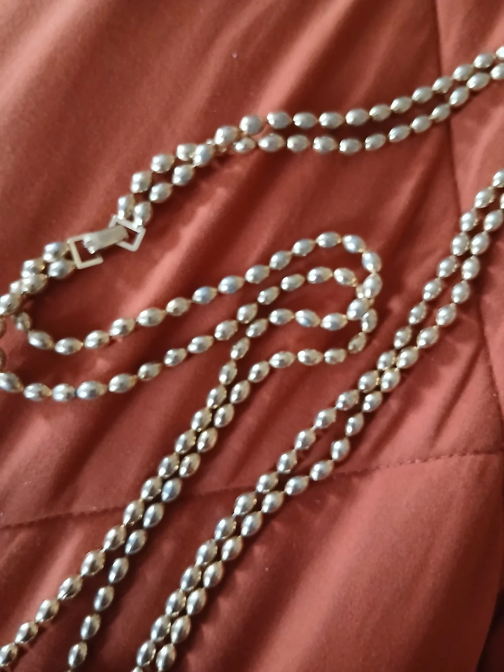 Gold-Tone Long Beaded Necklace Watch - Women Accessories